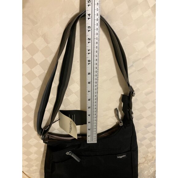 Baggallini Black Zipped Purse/Crossbody/Hand Bag Inner pckt 11x9,5x4 - Picture 16 of 16